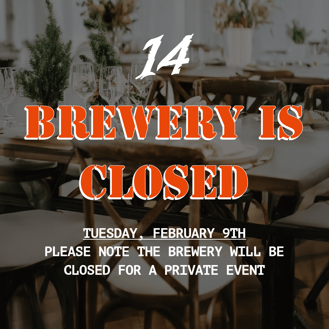 Brewery is closed